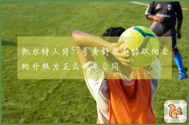 凯尔特人将57号秀舒尔加的双向合约升级为正式两年合同